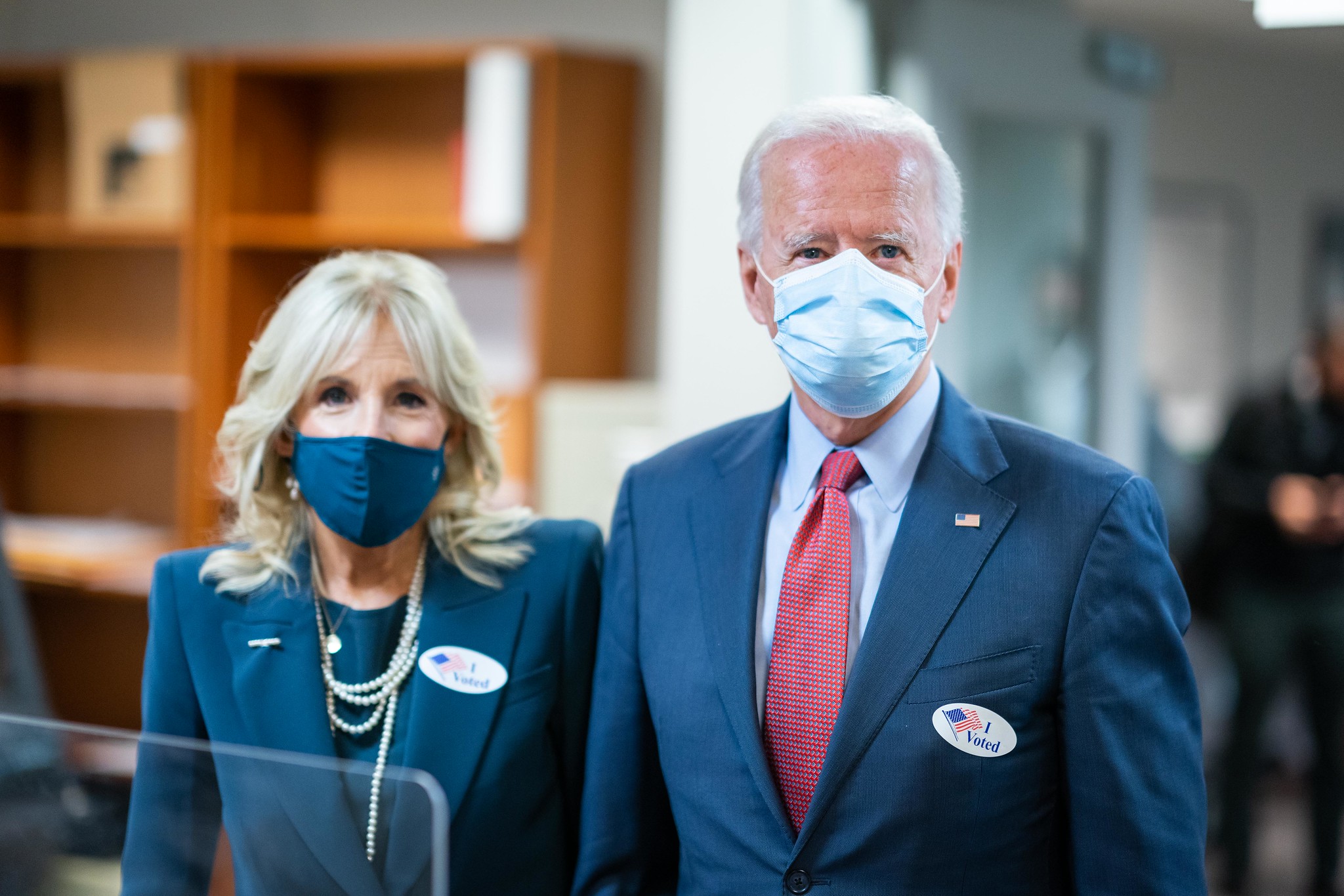 First lady Jill Biden and President Joe Biden