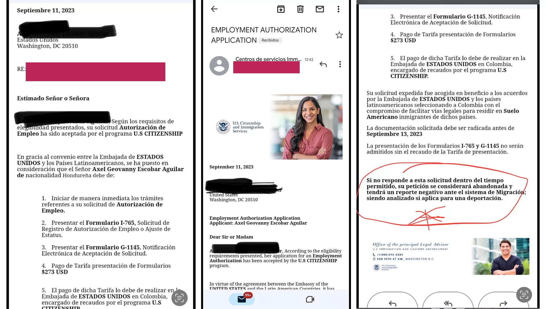 En las redes sociales han circulado mensajes de estafadores que se hacen pasar por agencias de inmigración. Aquí se explica cómo detectarlos y dónde denunciarlos.