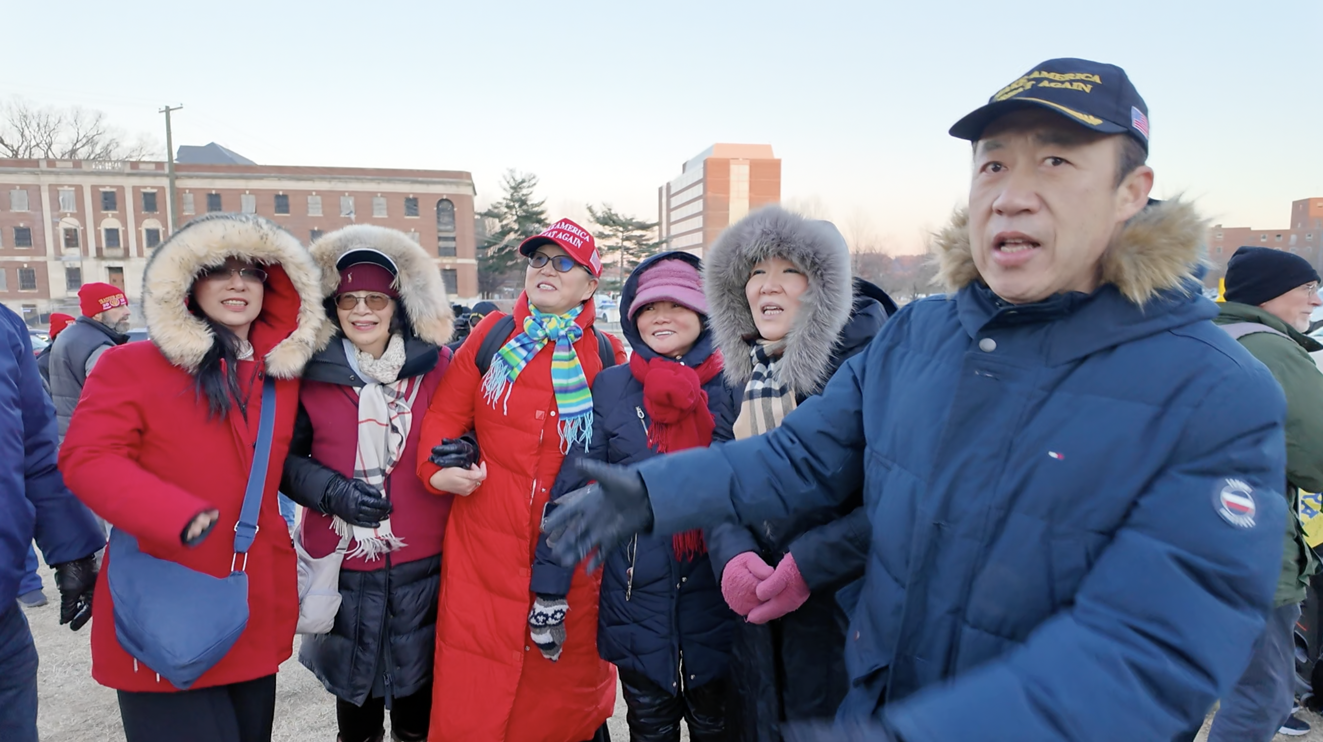 Members of MAGA Mama Group in Washington, D.C.