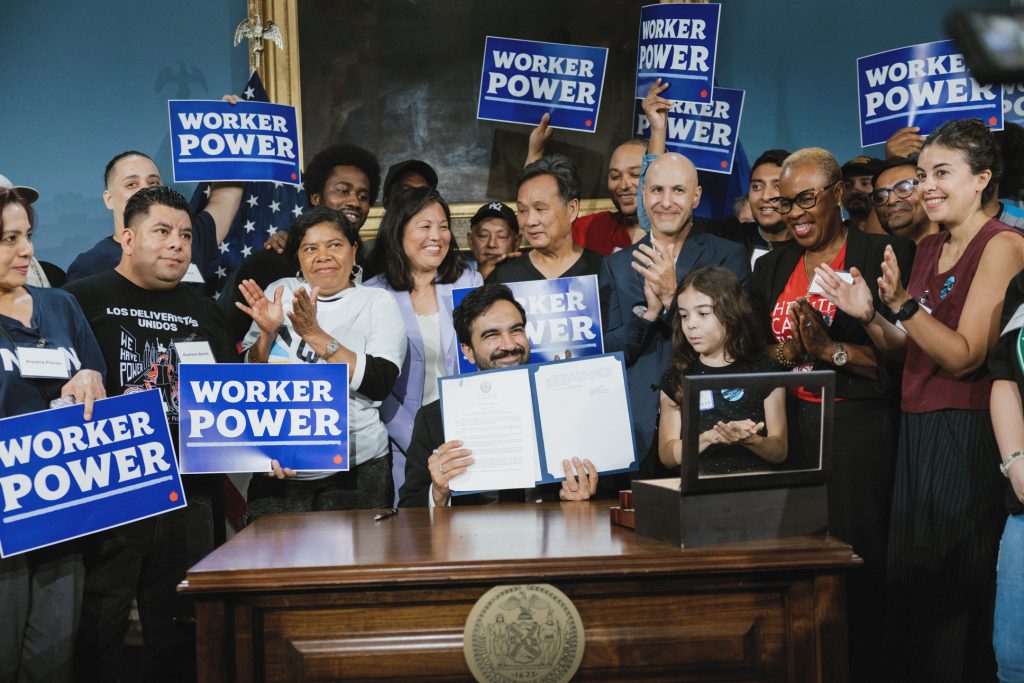On Labor Day, Mamdani Announces City's First Office to Organize Workers